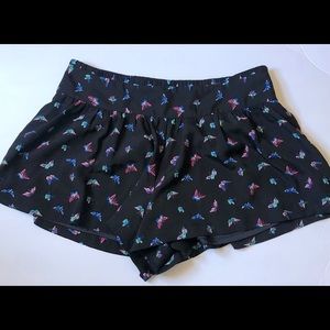 Express butterfly print shorts size 10